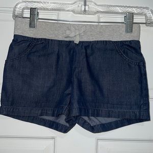 CIRCO Size 6/6X Blue shorts with gray yoga band